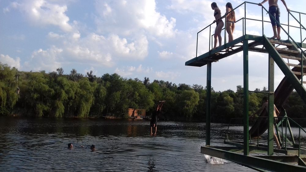 Отдых на озере.