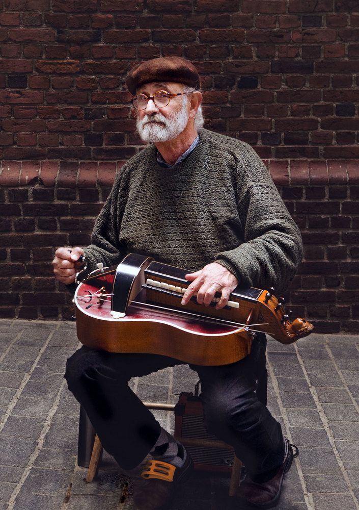 A musician on a street