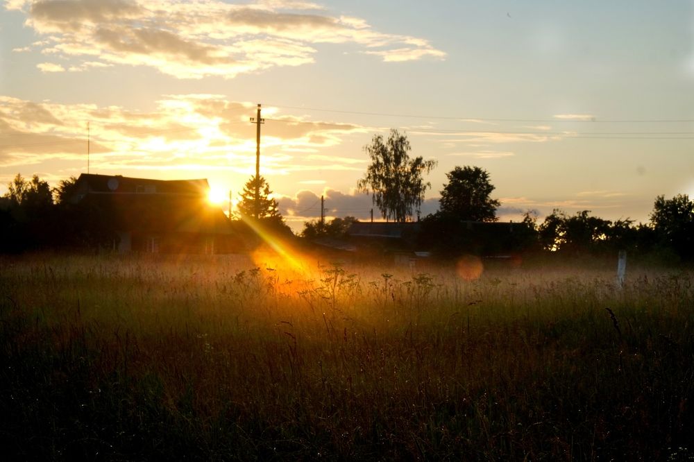 На закате дня