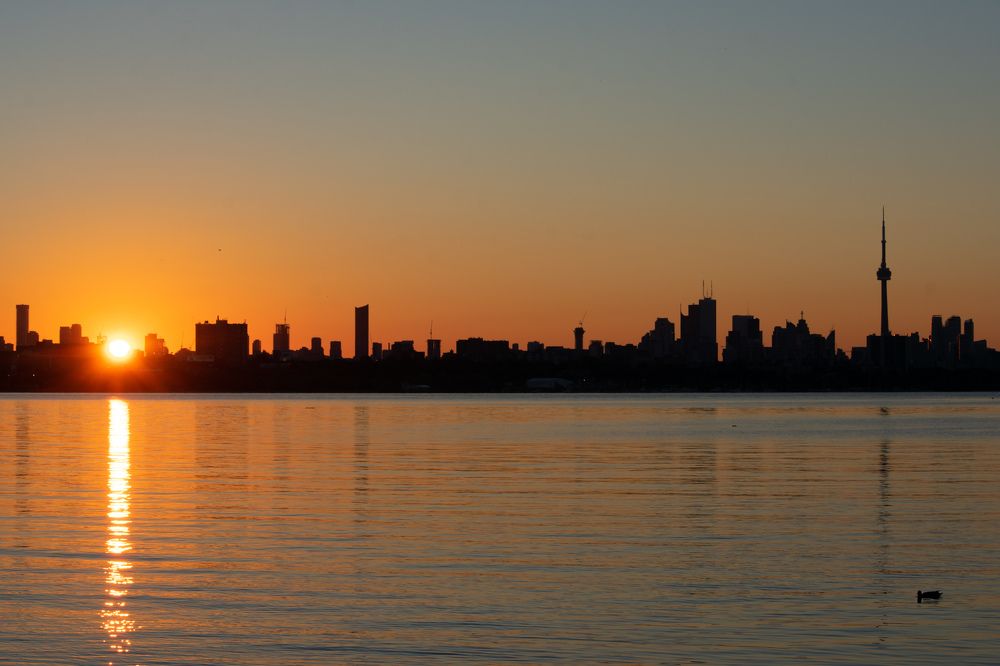 Sunrising in Toronto