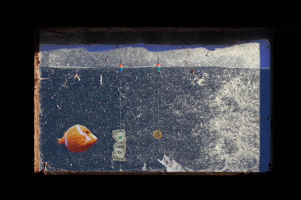 На крючке...