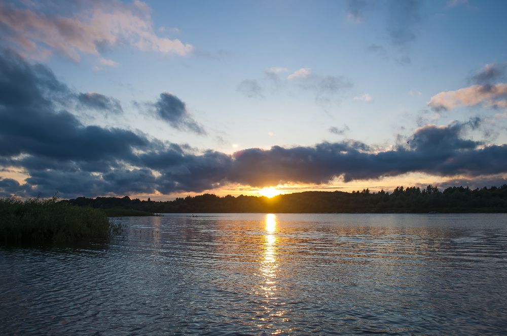 Закат на р. Припять