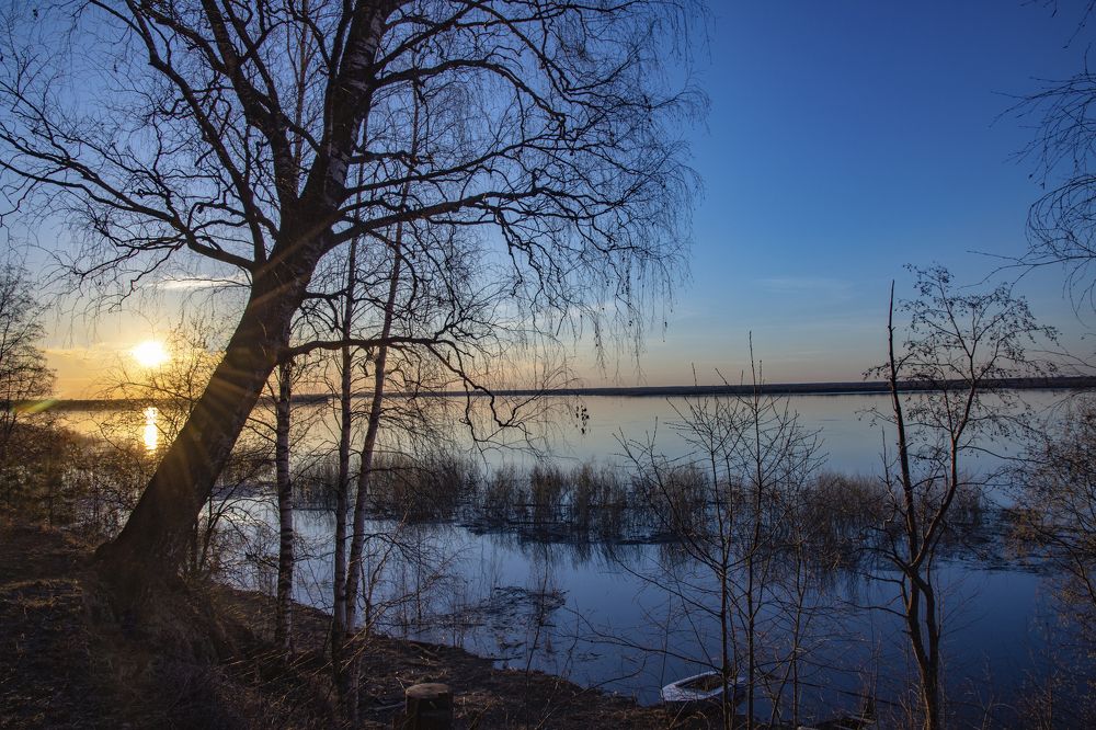 Весенний закат...