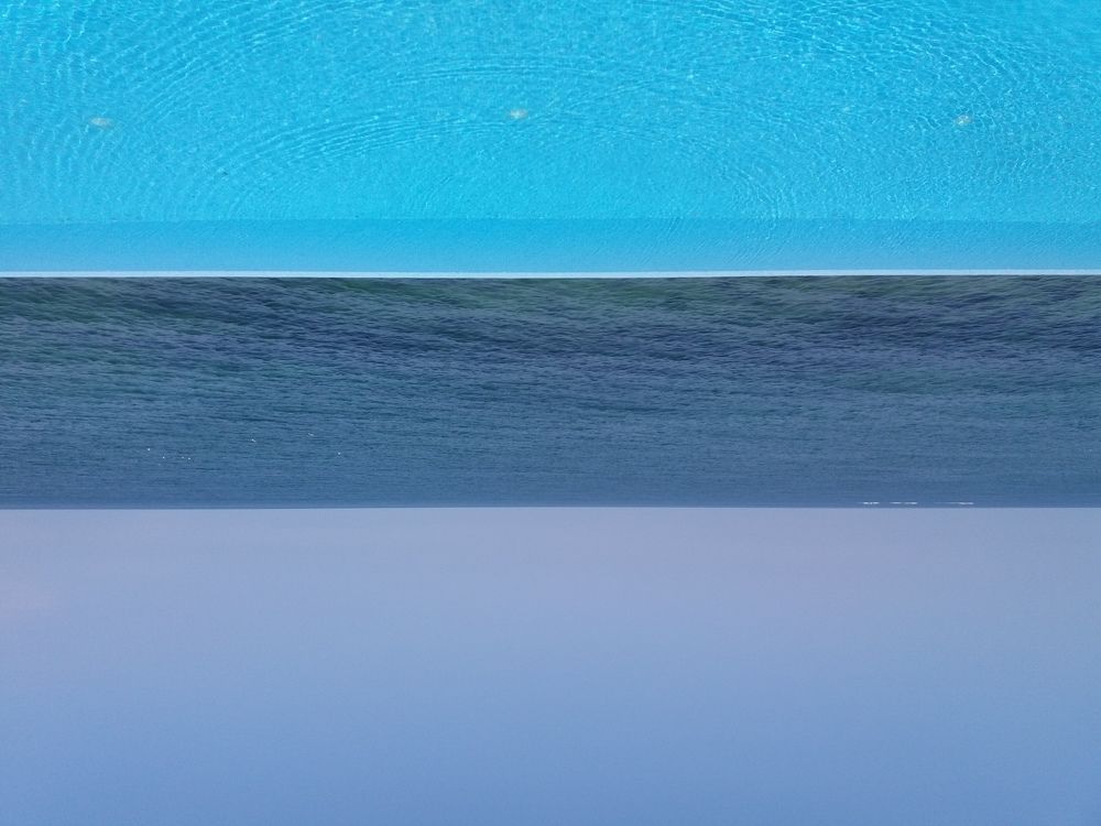 Pool by the sea