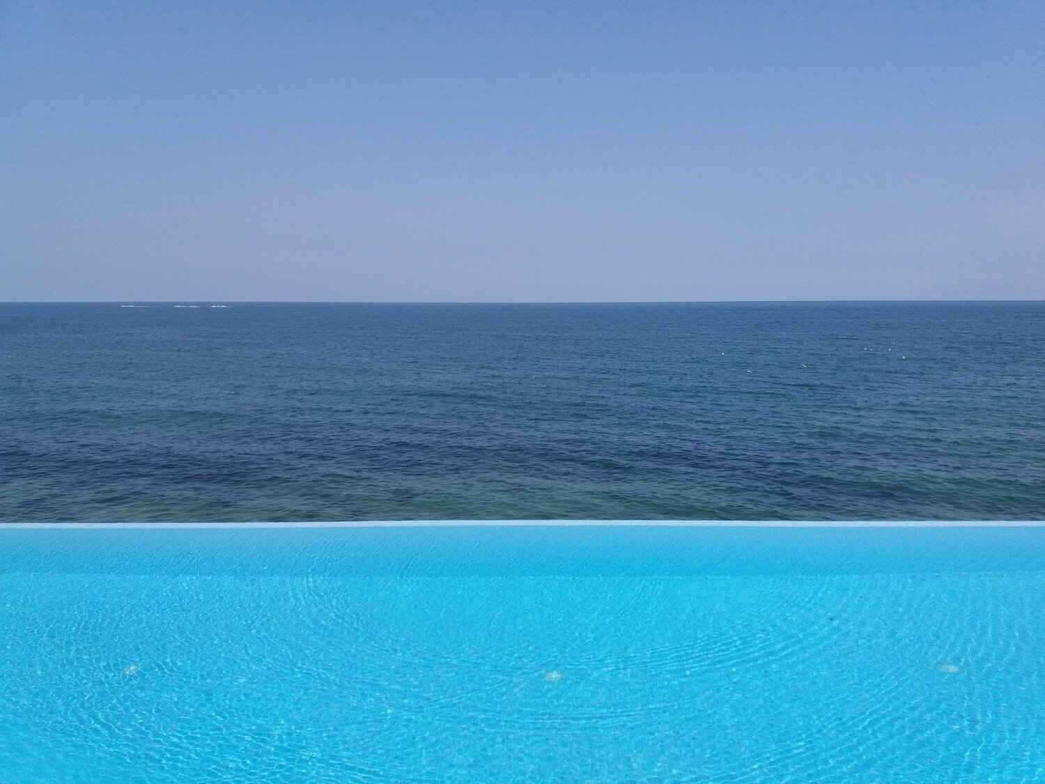 Pool by the sea