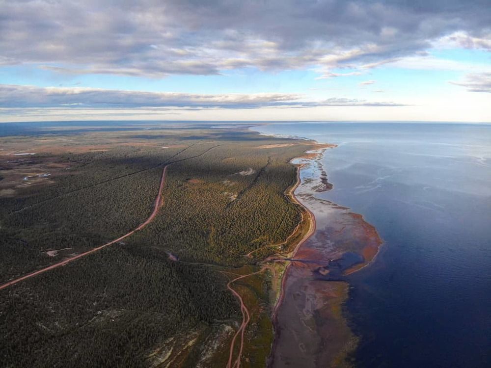 Мыс Корабль с высоты птичьего полета.