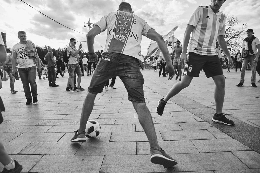 уличный футбол