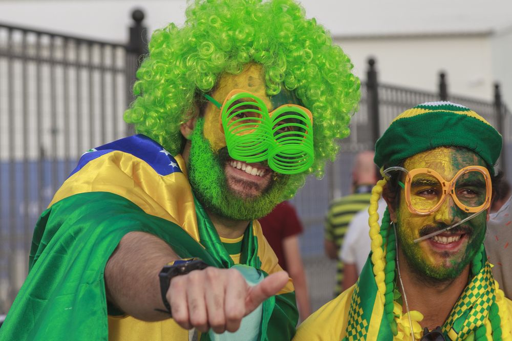 Бразильские фанаты в Ростове