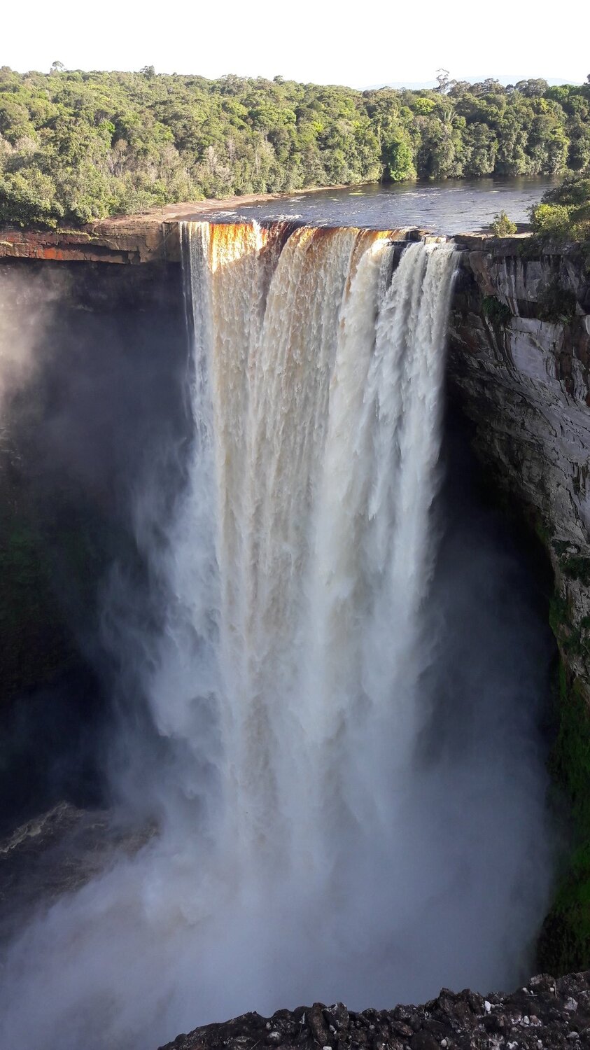 The Majestic Kaieteur Waterfall