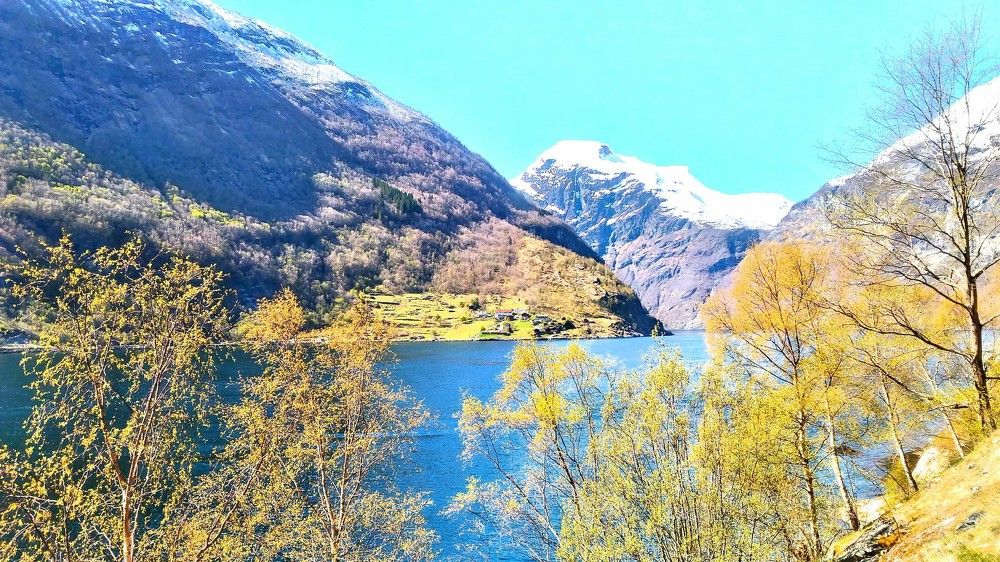 Flam  port,   Norway