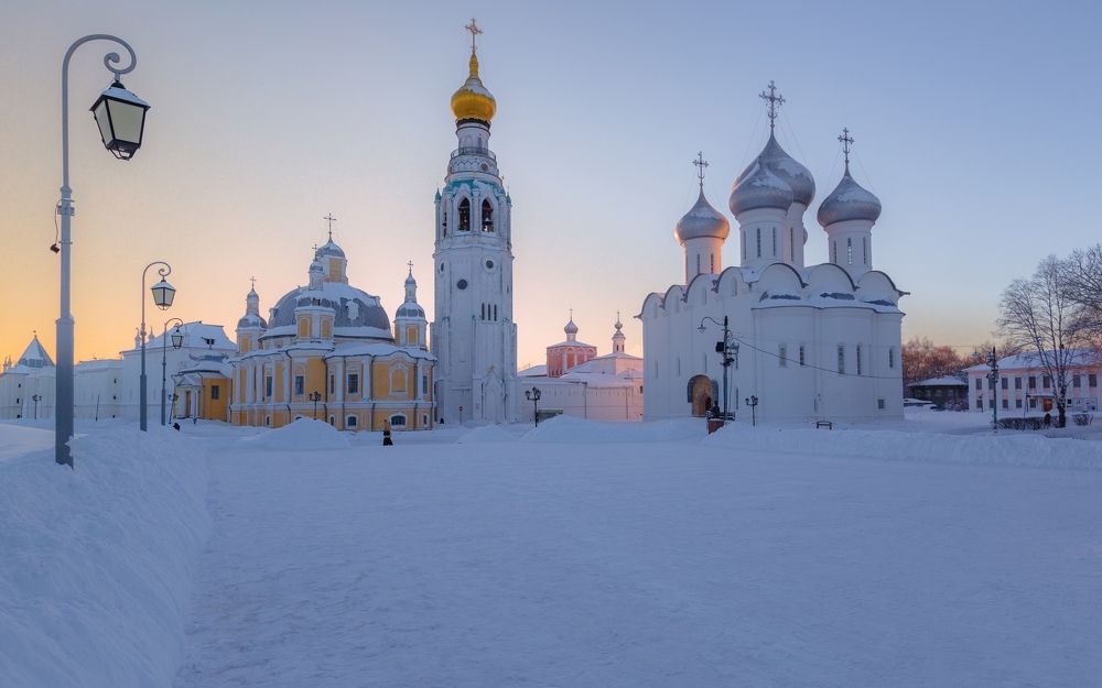 Зимний пейзаж Вологды.