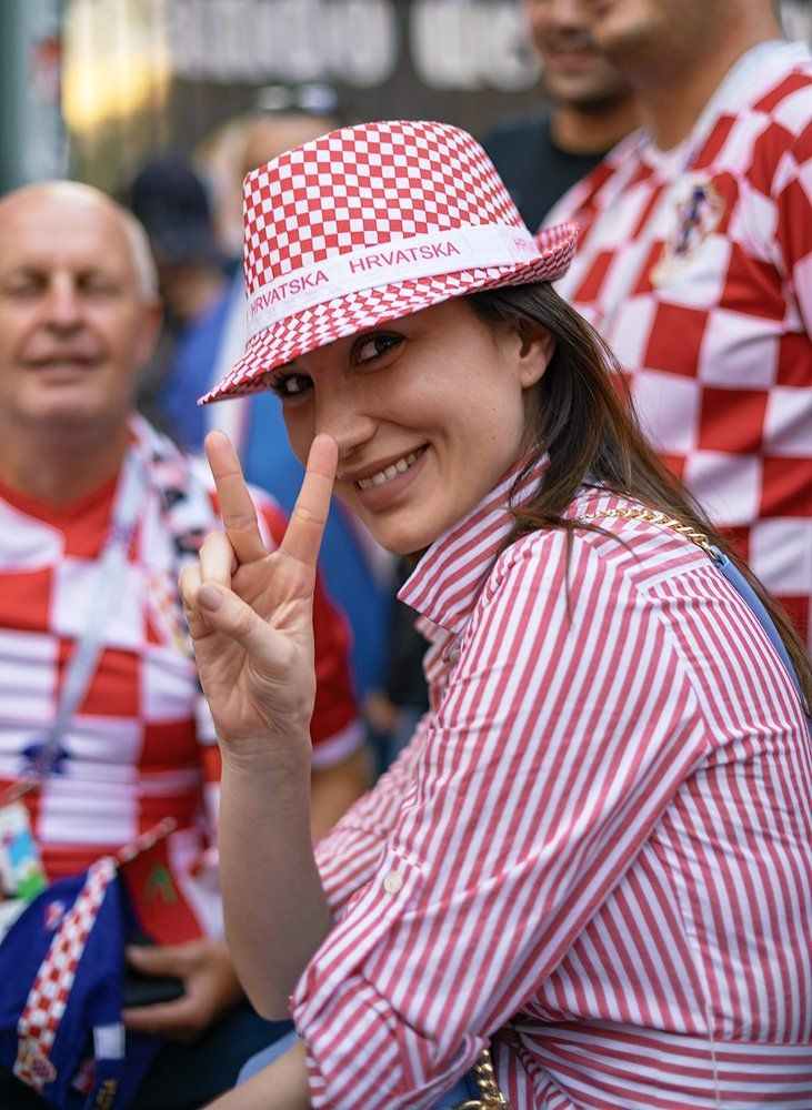 за сутки до финала Хорватия - Франция