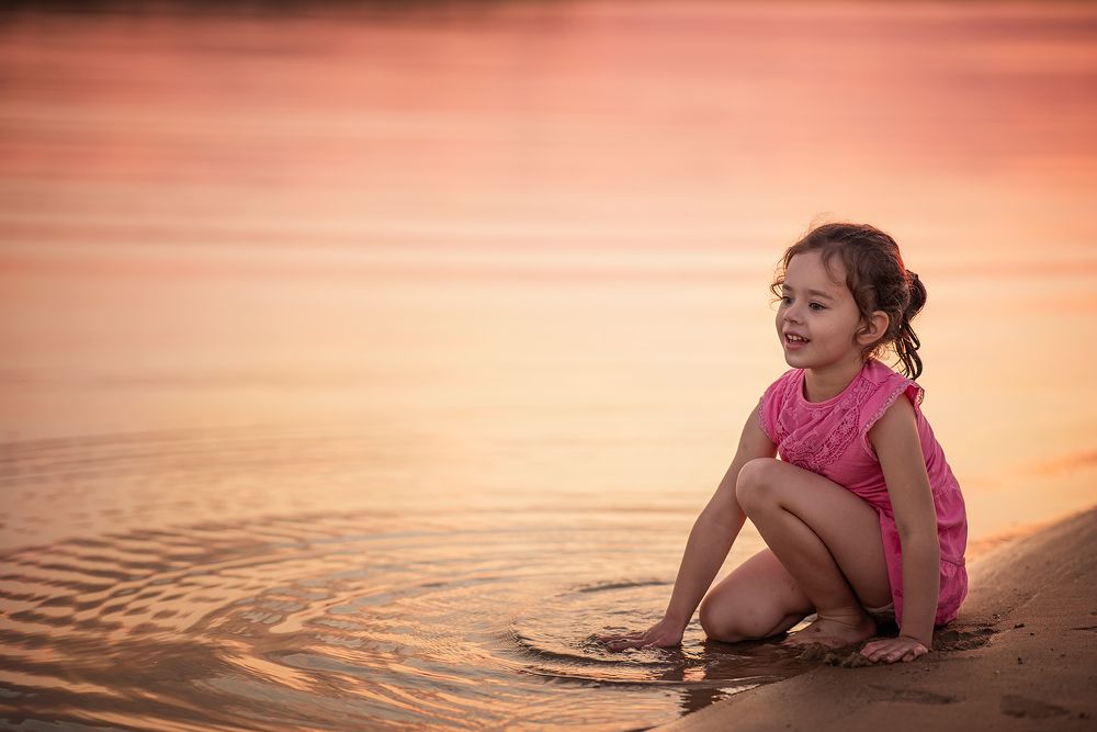 розовый закат