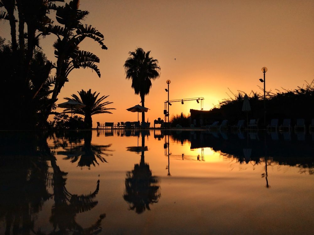 Закат в отрожении