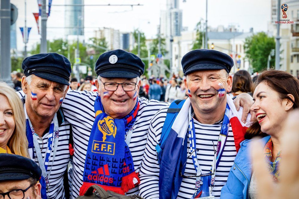 Болельщики сборной Франции