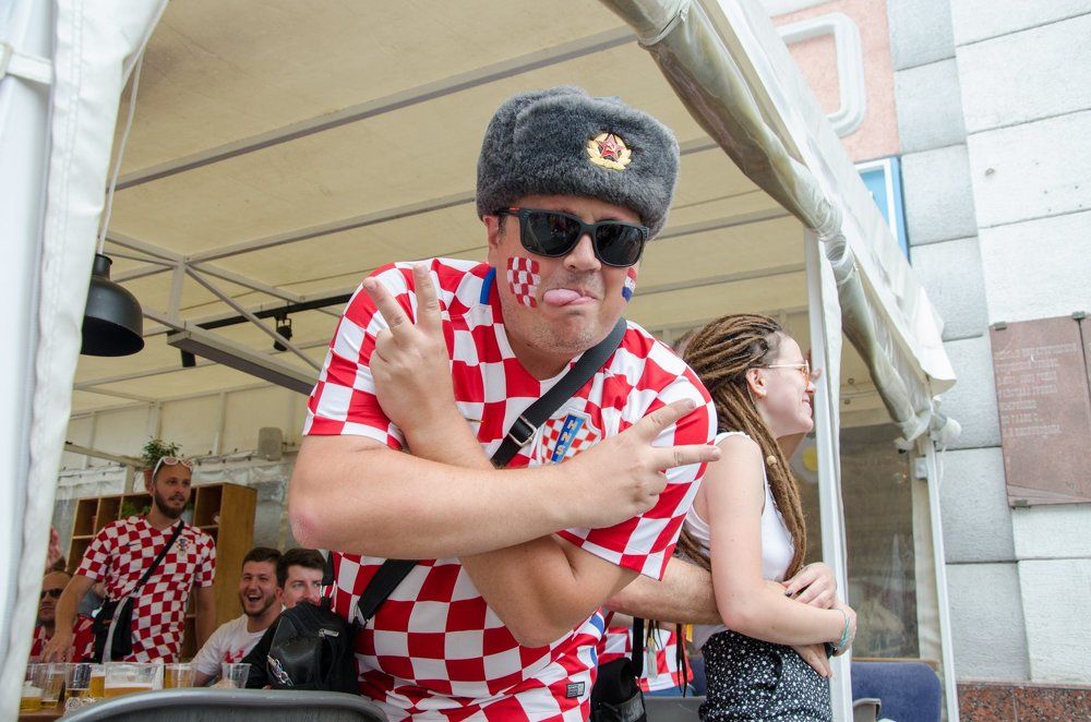 Хорватский болельщик