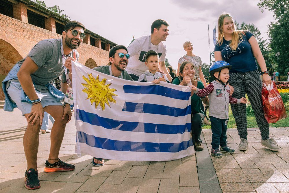 Уругвайские фанаты