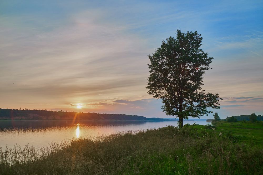 Закат над Камой