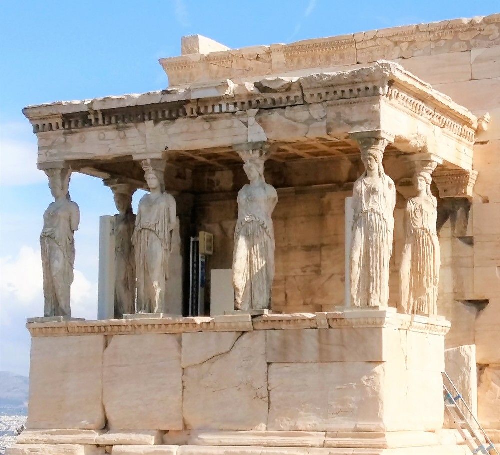 Caryatids on Acropolis
