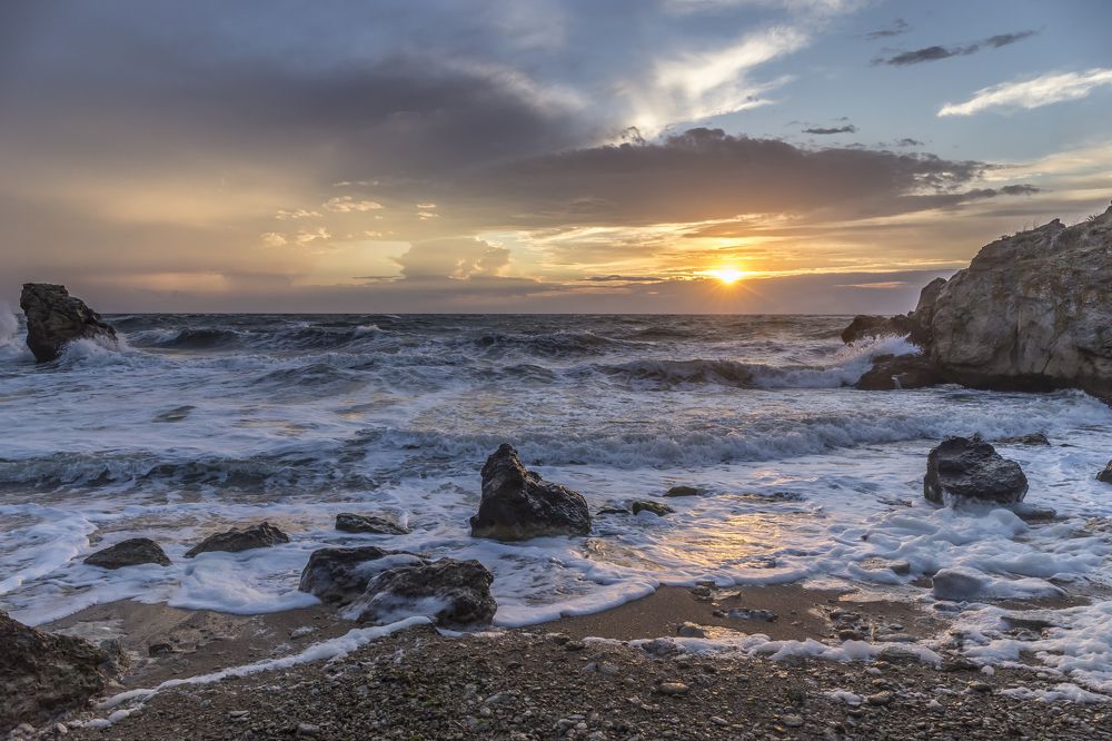 Шторм в Арабатском заливе