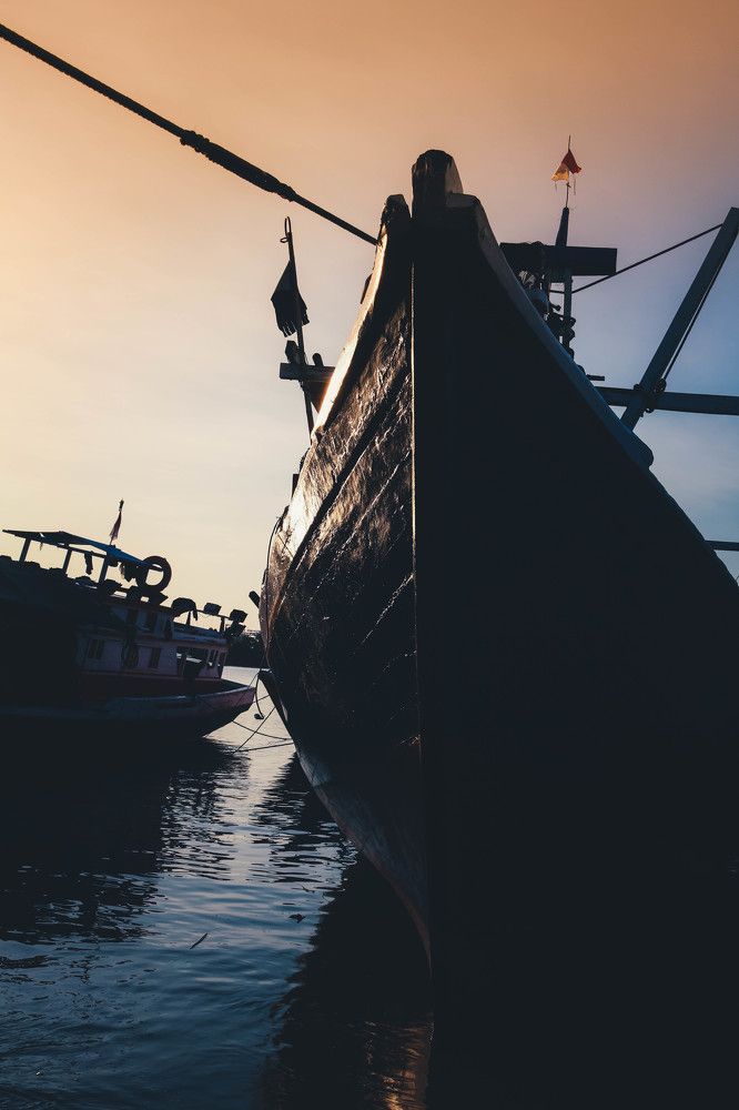 Fishing boats on the beach