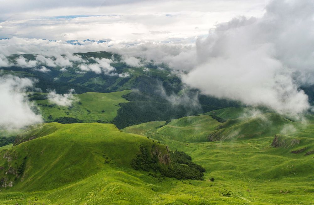 Зеленый бархат гор