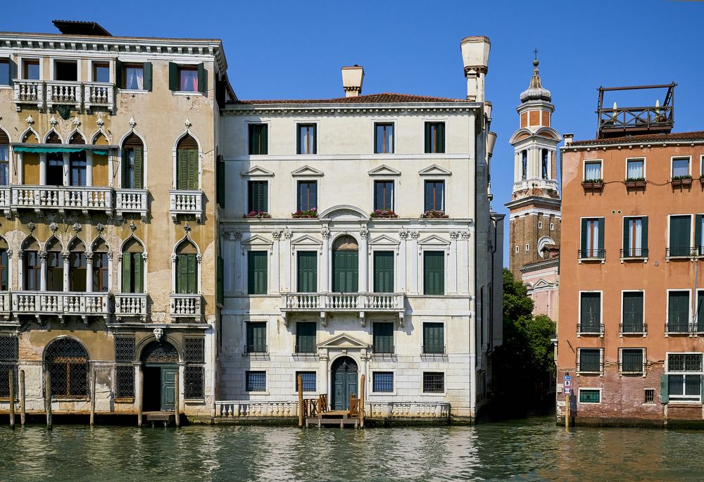 Palazzo on the Canal Grande. Venice. Italy.