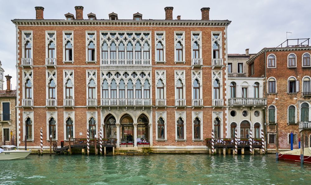 Palazzo Genovese 1892. Canal Grande. Venice. Italy.