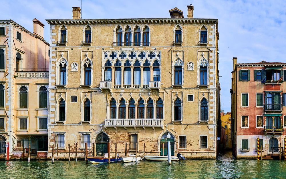 Palazzo Bernardo on the Canal Grande. Venice. Italy.