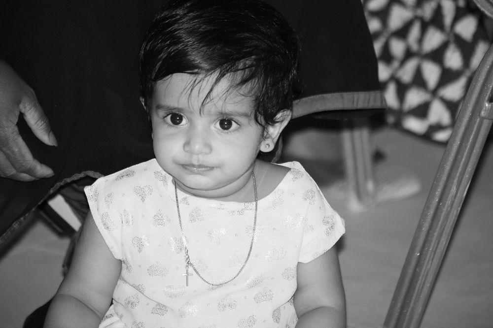 baby waiting for  mummy