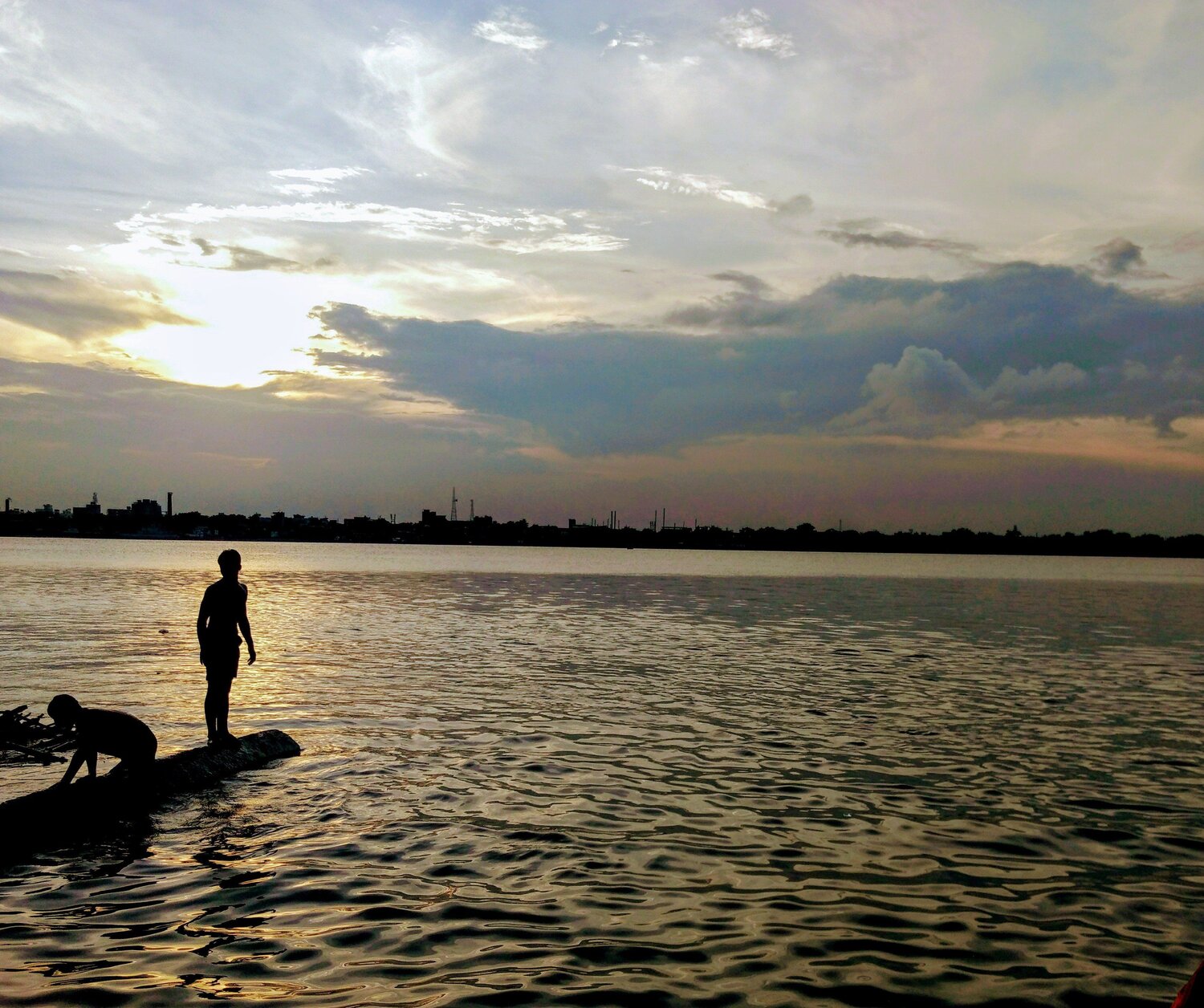 Sunset, Silhouette
