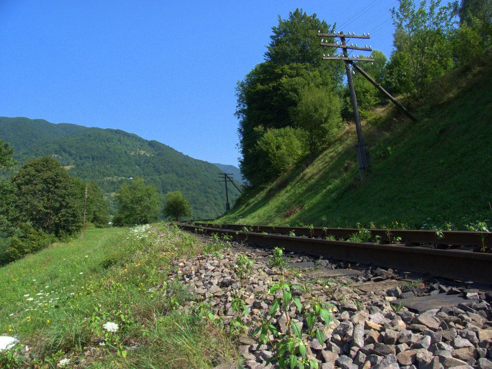 Following the railroad...