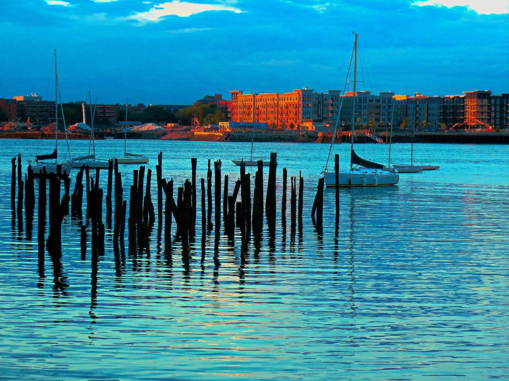 Boston in the morning