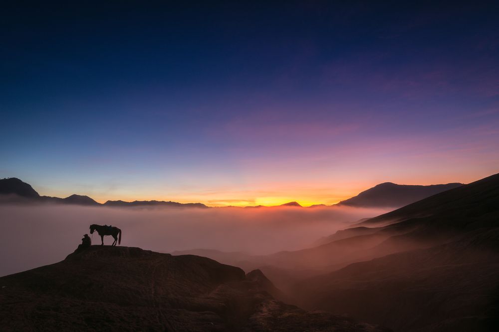 Sunrise in Mount Bromo