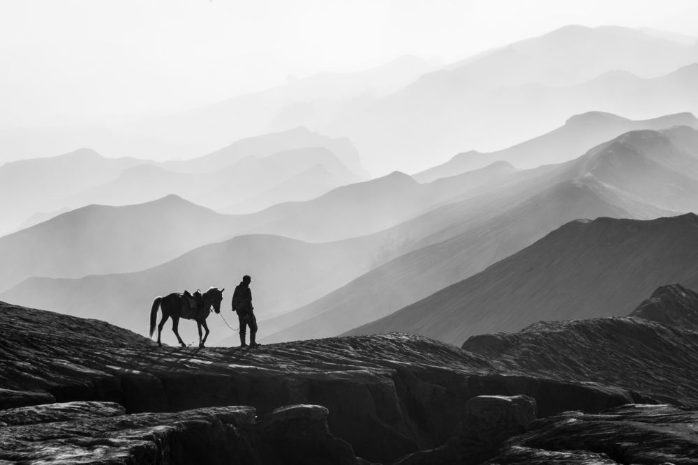 Morning light in Bromo