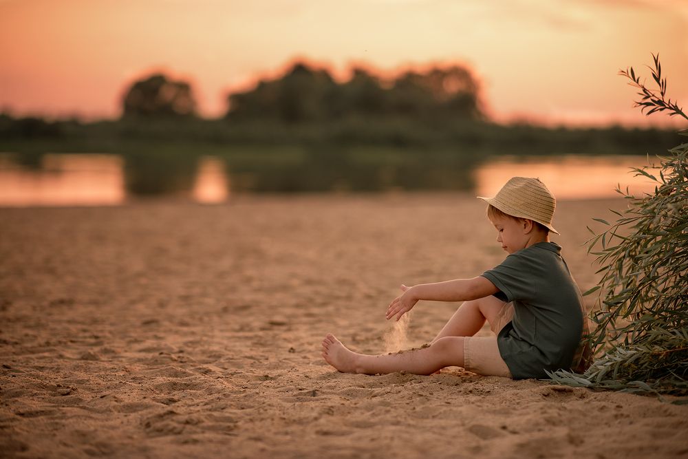 вечер на речке