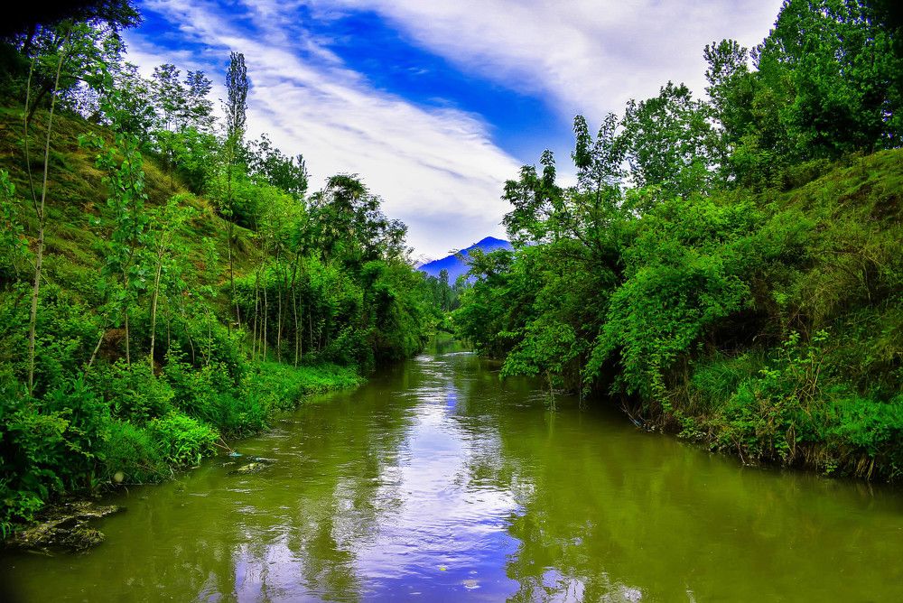 landscape in kashmir