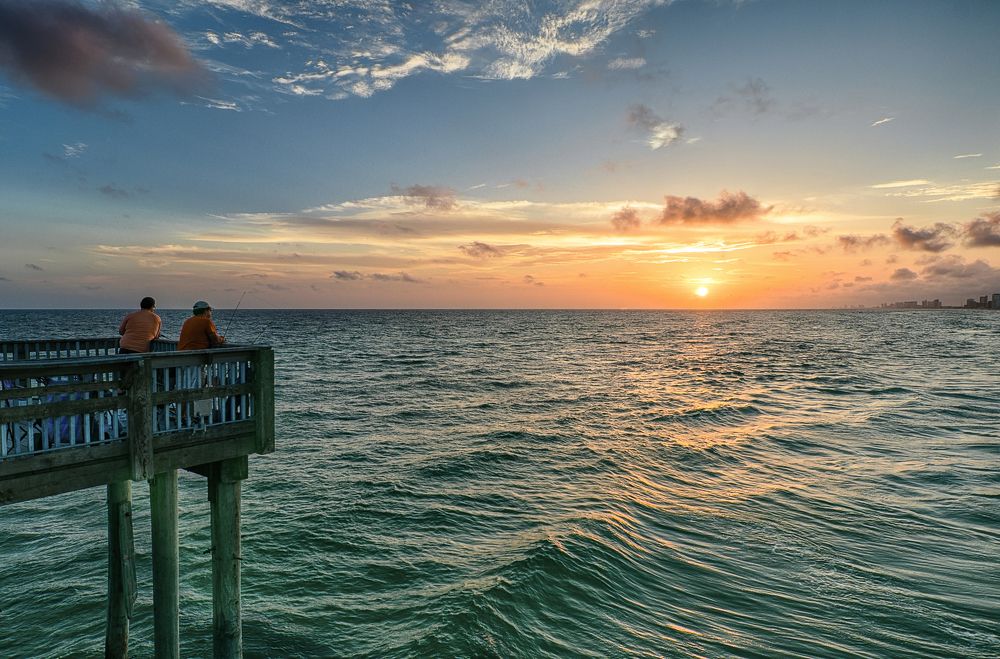 Sundown on the Pier