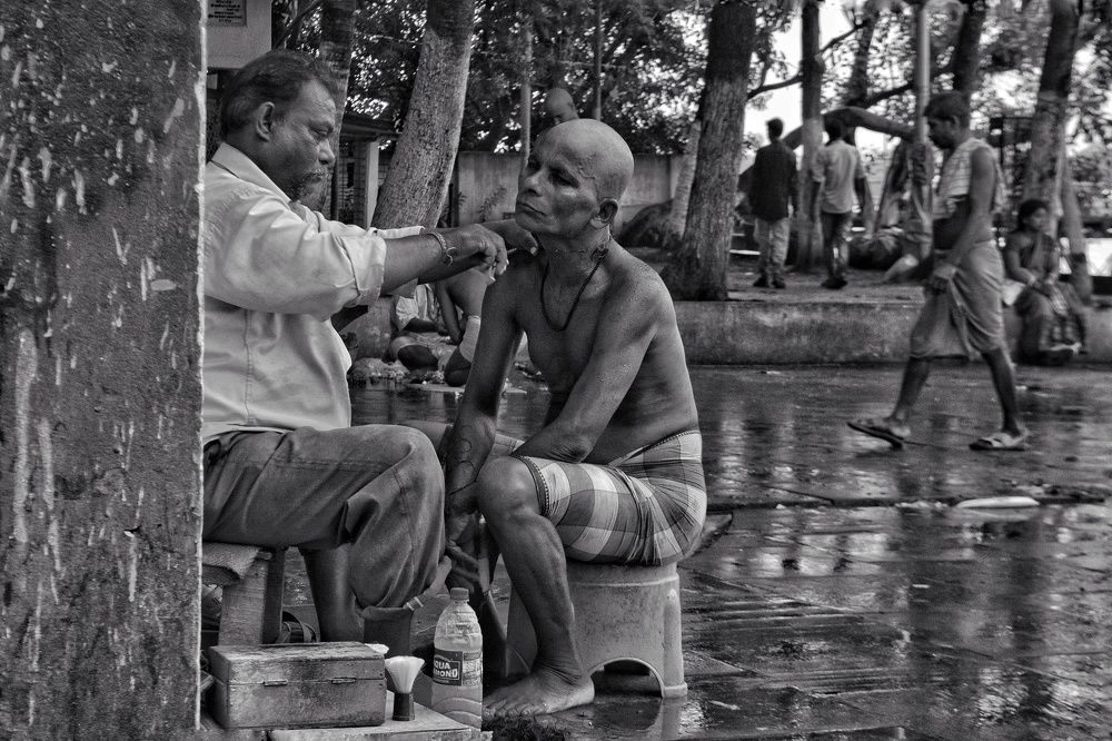 Heavy rains and Hair Cut