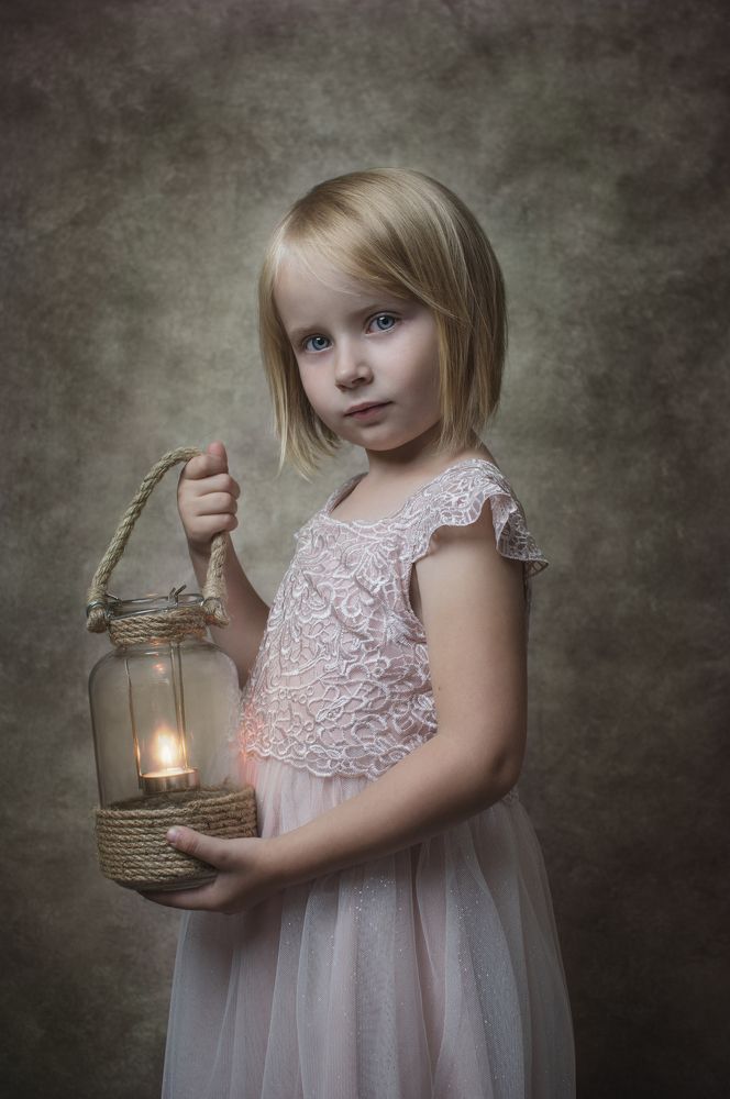 The girl who carried the light.