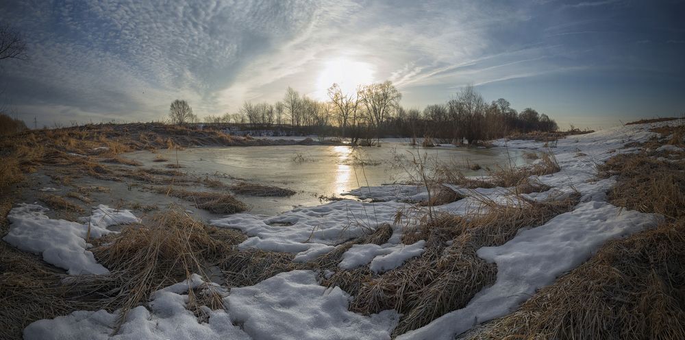 Весна,утро.