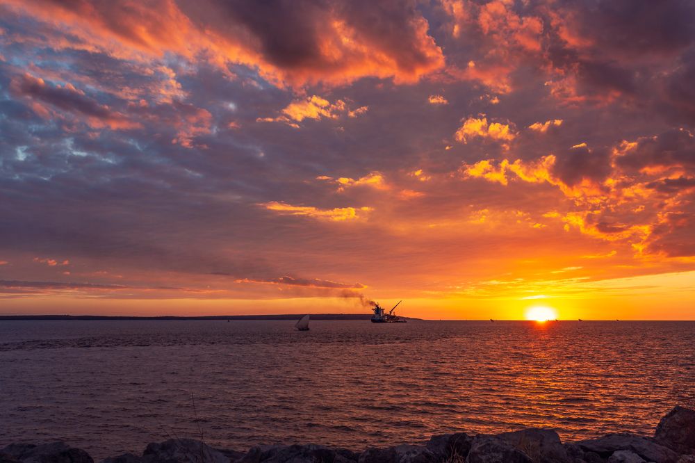 Sunset in Mahajanga Madagascar