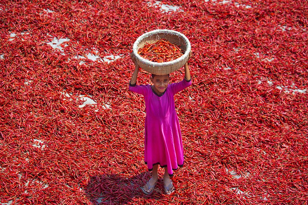 The girl in the Red Pepper.