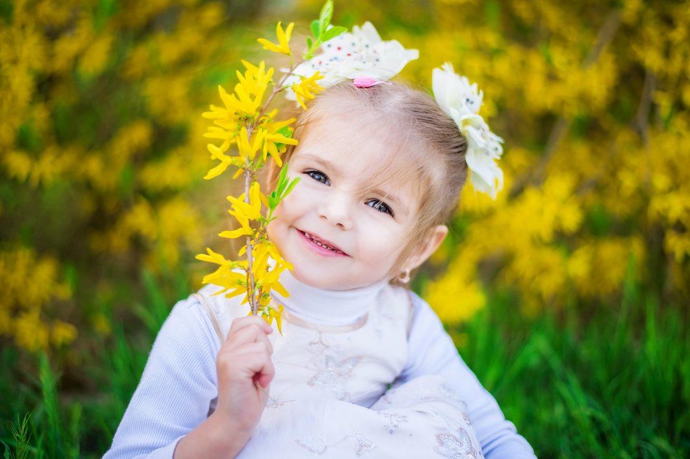 Солнечная девчушка
