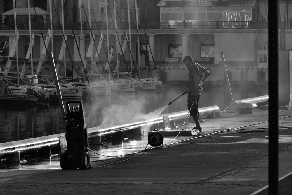 Мойка пирса