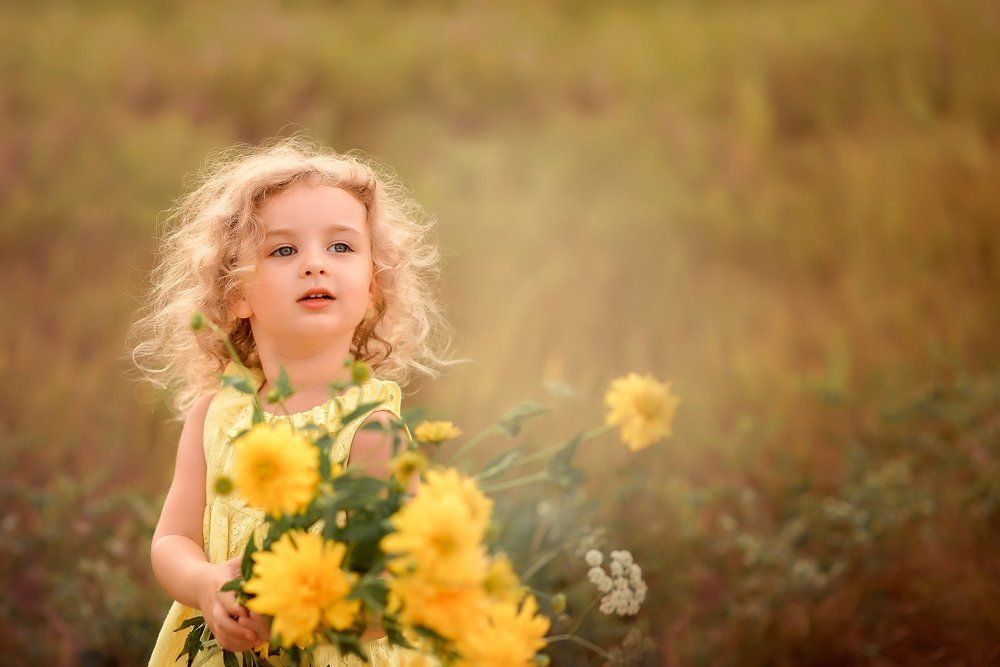 Солнышко в кудряшку