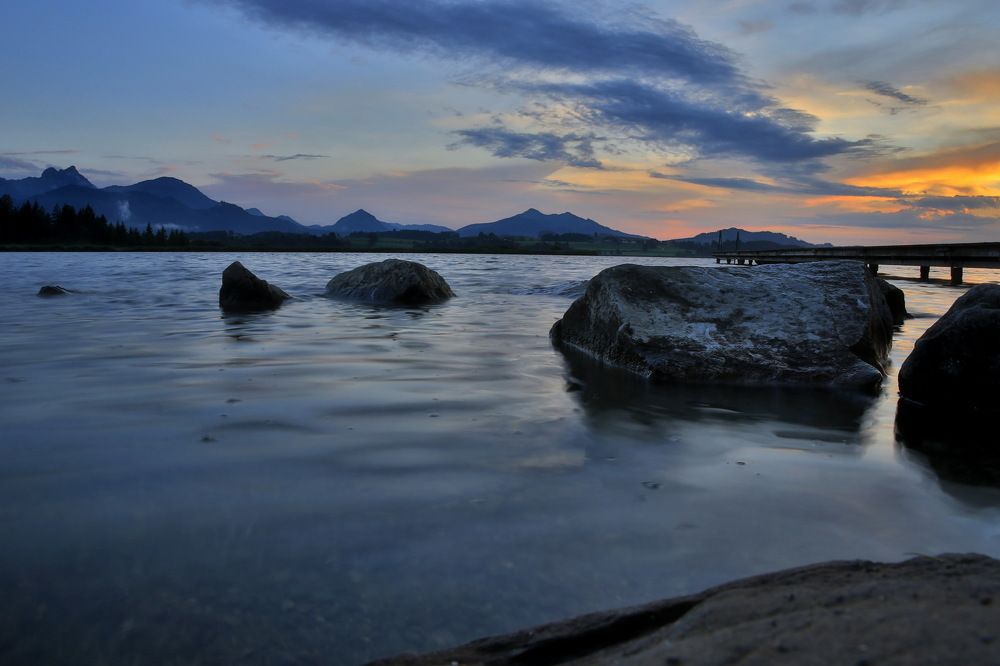 Вечер на озере