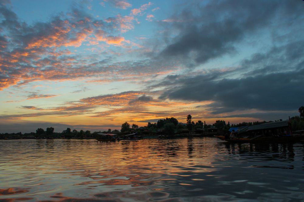 Colourful view with peace mind