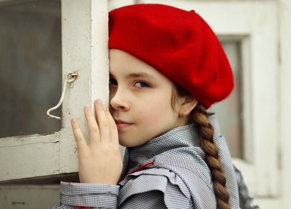 Дарья в красном берете