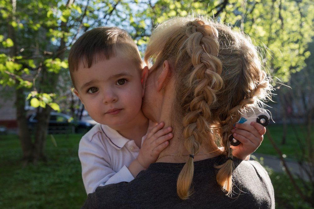 А у моей бабушки вон какие косички !